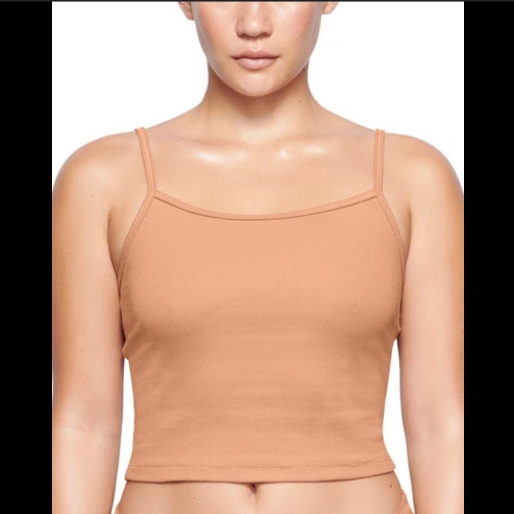 SKIM Sedona Color Ribbed Cotton Cropped Cami Tank AP-CAM-0813 NWT Size 4X